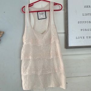 Beautiful light pink Abercrombie tank top